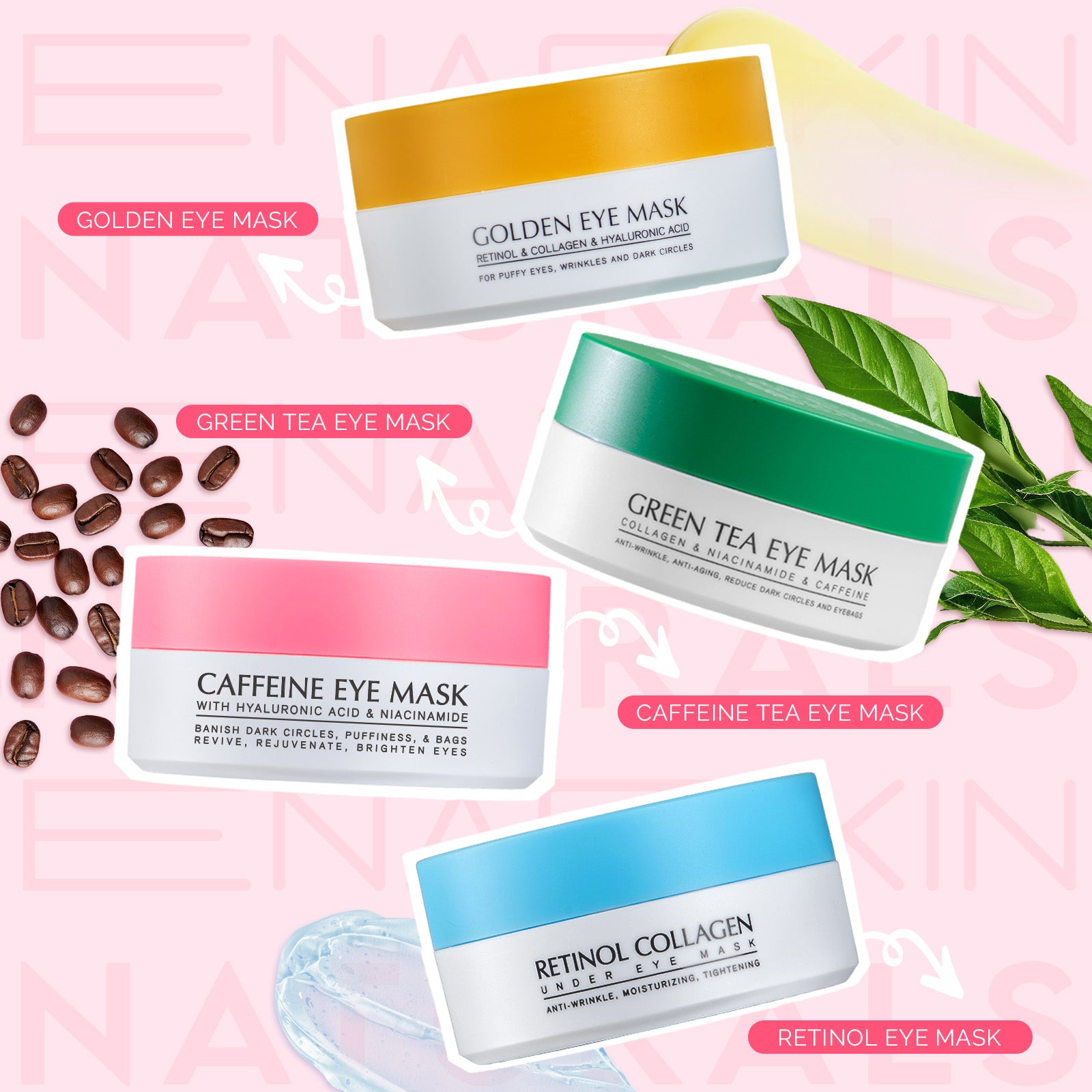 Caffeine Under Eye Mask