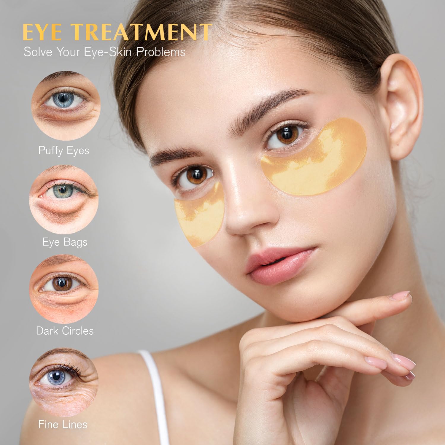 24K Gold Under Eye Mask