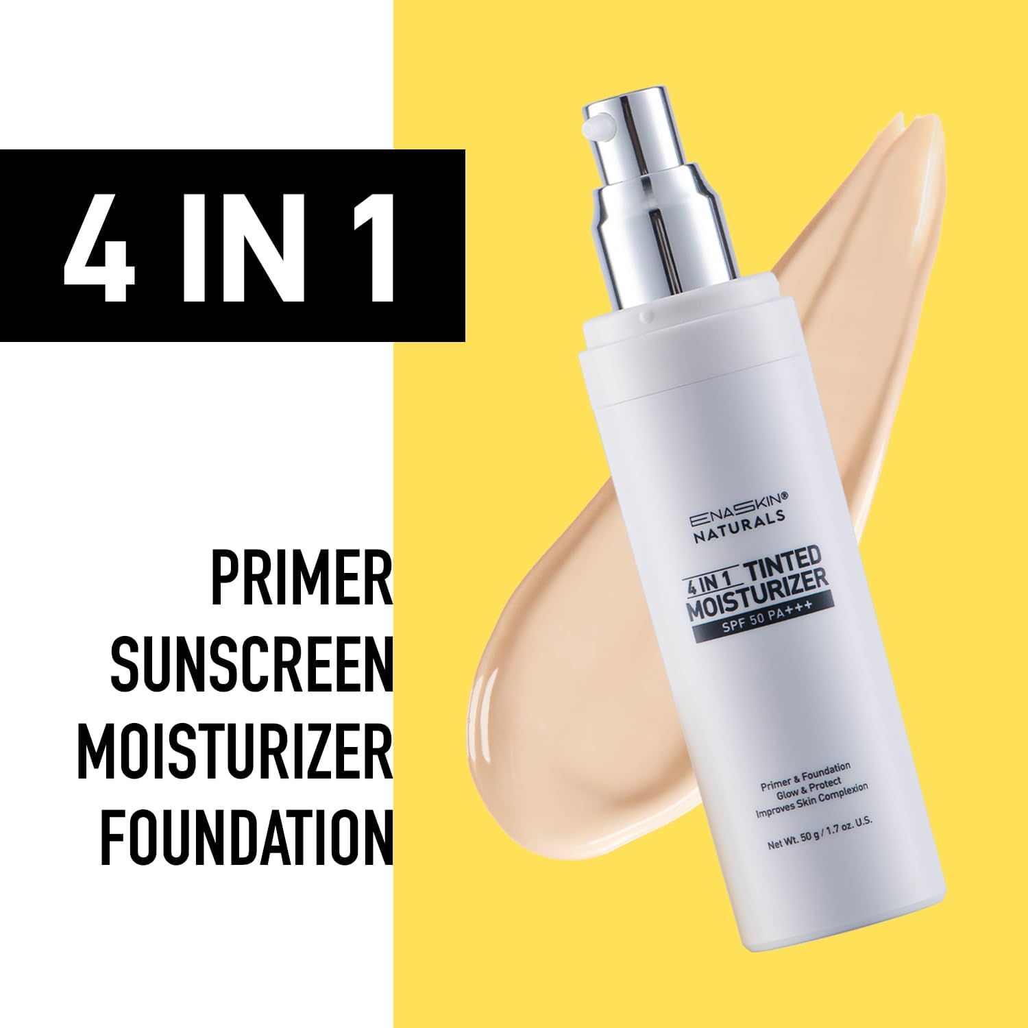 4 in 1 Tinted Moisturizer with SPF 50