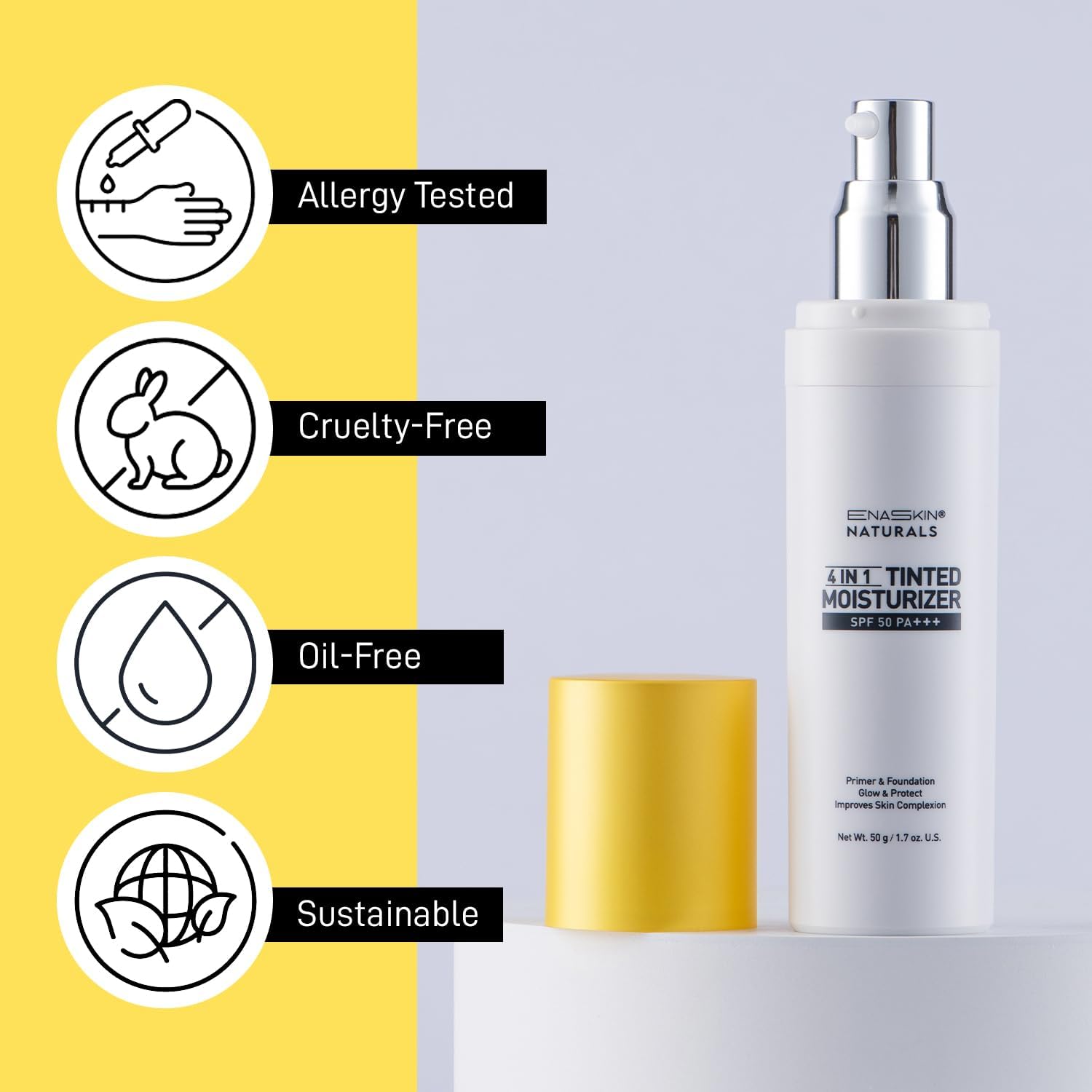 4 in 1 Tinted Moisturizer with SPF 50