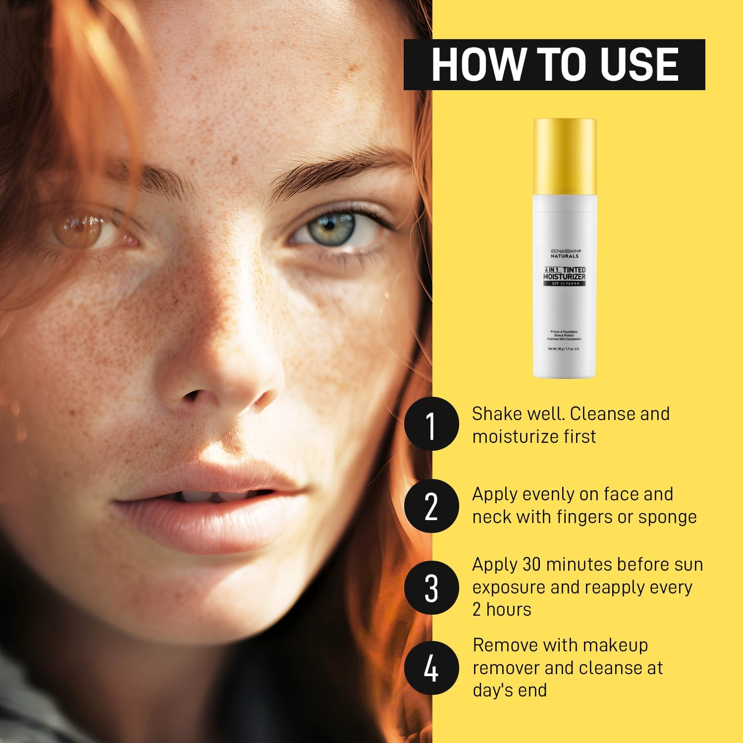 4 in 1 Tinted Moisturizer with SPF 50