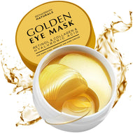 Enaskin Naturals Under Eye Patches Dark Circles Under Eye Masks for Puffiness - 24K Gold Eye Gel Pads Retinol Collagen Hyaluronic Acid Moisturizing & Reducing Wrinkles (30 Pairs) (24K Gold)